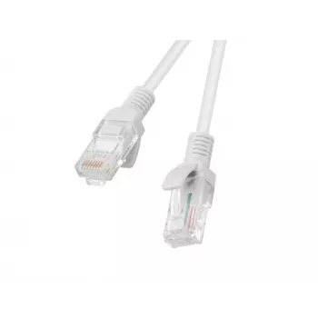 LANBERG verkkokaapeli RJ-45 Cat5e PCU5-10CC-3000-S, 30 m, U/UTP, CCA-johdin, PVC-vaippa, 26 AWG, valkoinen