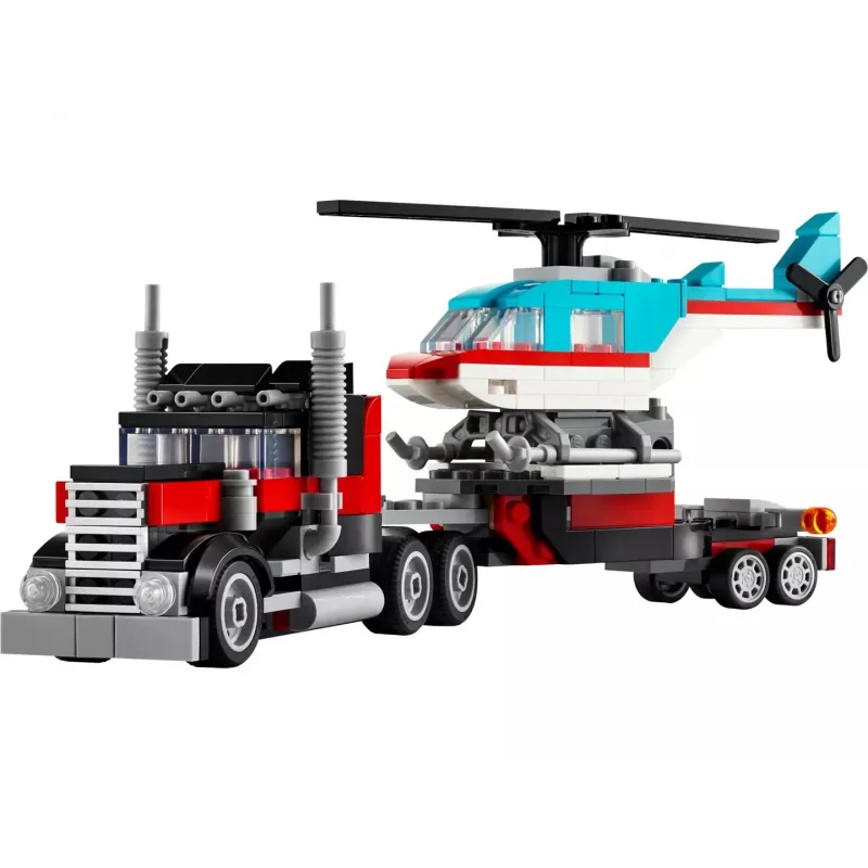 LEGO Creator 3-in-1 31146 Lavettikuorma-auto ja helikopteri