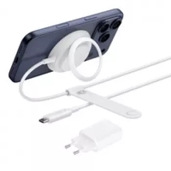 Langaton älypuhelinlaturi Belkin WIA014kqWH – USB-virtalähde sisätiloihin, valkoinen