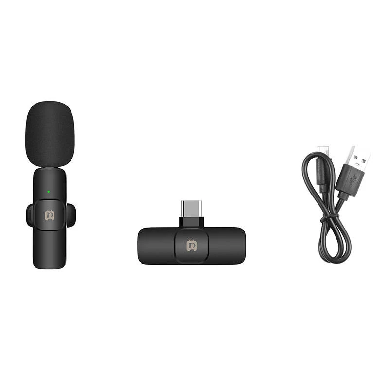 Langaton mikrofoni Puluz PU3151B Lavalier Type-C