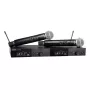 Shure SLXD24DE/B58-G59 – digitaalinen kaksikanavainen langaton järjestelmä kahdella lähettimellä/käsikahvamikrofonilla (470 – 514 MHz)
