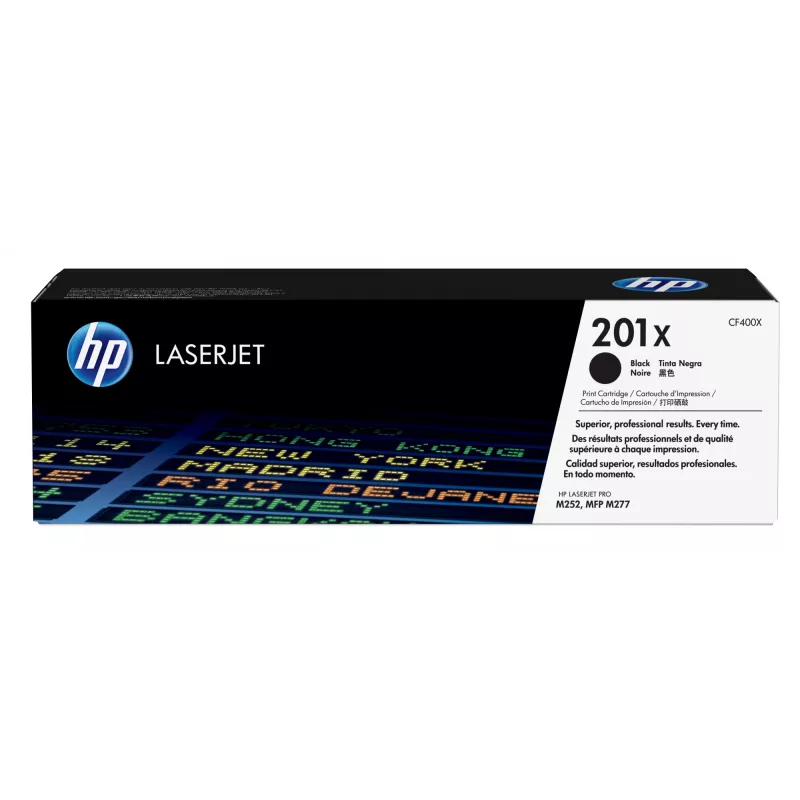HP 201X High Yield musta alkuperäinen LaserJet-värikasetti, 2 800 sivua, musta, 1 kpl