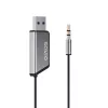 Savio TR-16 lähetin AUX-adapteri handsfree-toiminnolla, Bluetooth 5.3, Google Assistant/Siri