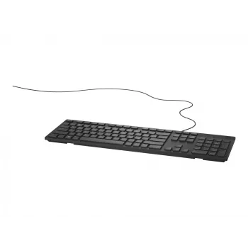 Langallinen täysikokoinen näppäimistö Dell KB216 — QWERTY pohjoismainen asettelu, musta, USB