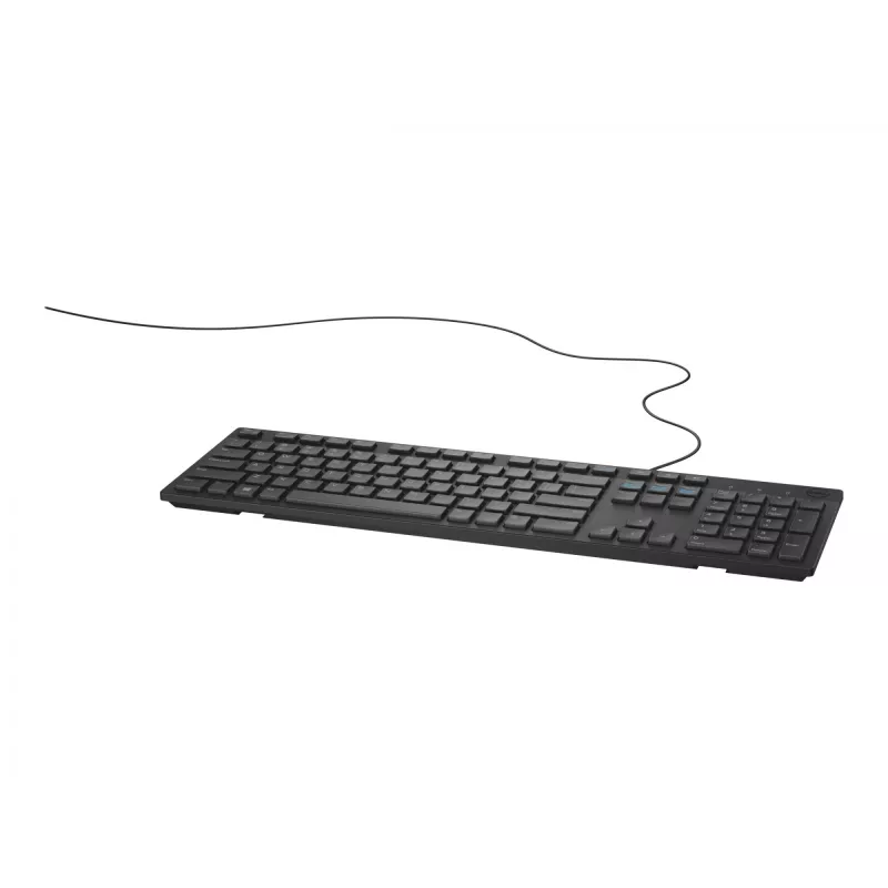 Langallinen täysikokoinen näppäimistö Dell KB216 — QWERTY pohjoismainen asettelu, musta, USB