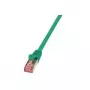 Logilink PrimeLine - patch-kaapeli - RJ-45 (M) - RJ-45 (M) - 7,5 m - SFTP, PiMF - CAT 6 - halogeeniton - vihreä (CQ2085S)