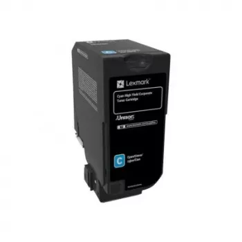 Lexmark 74C2HCE -värikasetti syaani Return Program Corporate 12K sivua