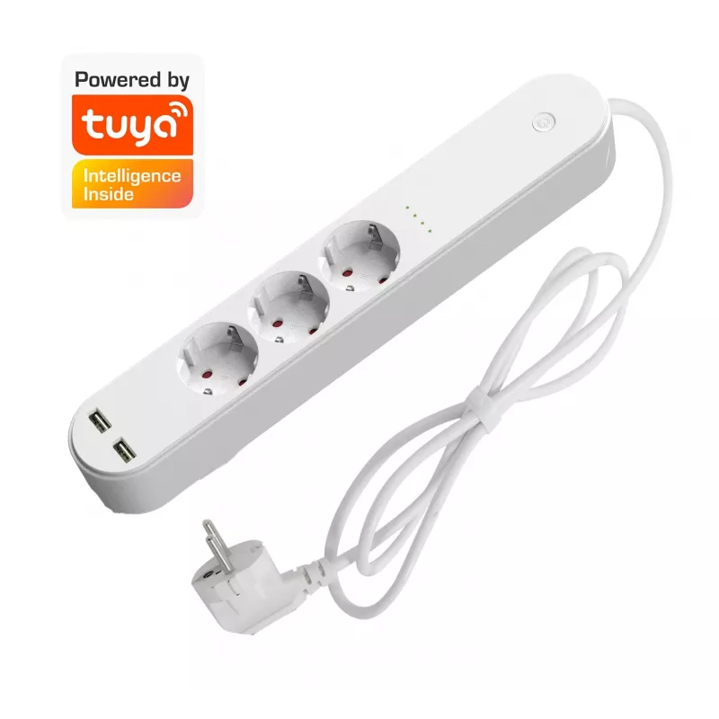 Älypistorasia Denver SHP-310U 3 AC-lähtöä tyyppi F 3680 W