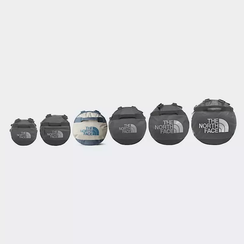 Matkalaukku The North Face Base Camp Duffel M - stone slab/granite harmaa