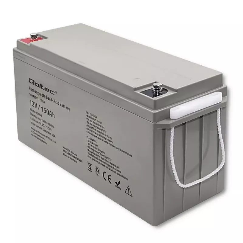 Qoltec 53068 AGM-akku | 12V | 150Ah | max. 2250A