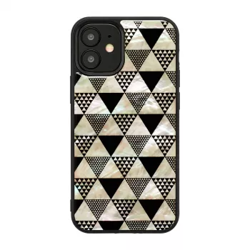 iKins suojakotelo Apple iPhone 12 minille, pyramidirakenne, musta