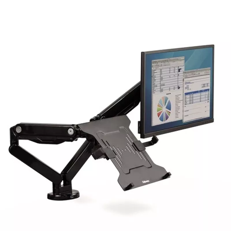 Fellowes Ergonomics kannettavan tietokoneen alusta näyttövarsille – VESA-kiinnikkeet