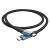 Vention USB 2.0 5A 240W 1 m MUSTA USB-C-C-kaapeli