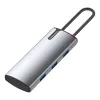 USB-C-keskitin Tellur TLL321061 PD 3.0 100W, HDMI-lähtö ja 3× USB 3.0 -liitäntää