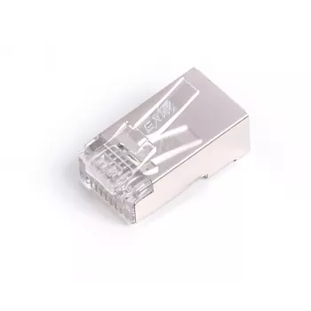 RJ45-liitin suojattu kat.6 universaali johdin/kaapeli 8P8C 100 kpl