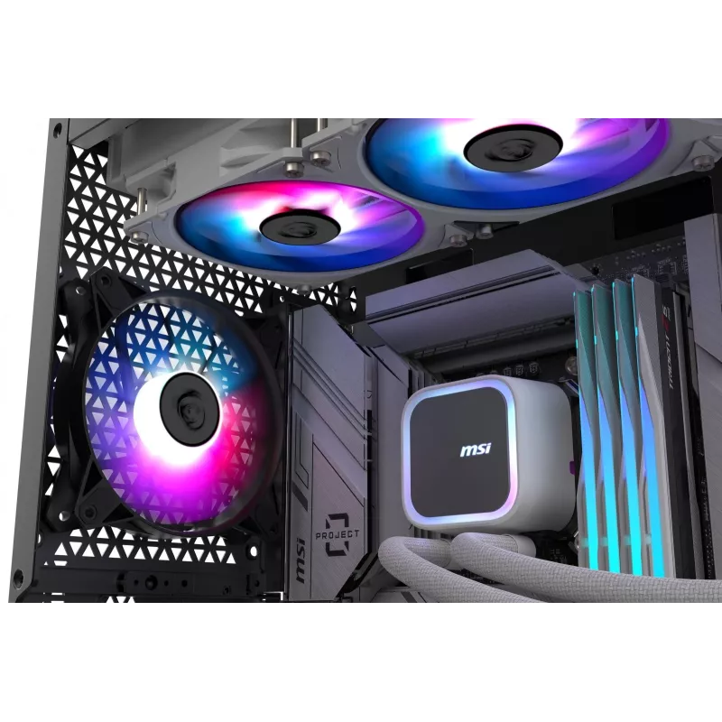 MSI MAG Coreliquid A13 360 emolevy, prosessori all-in-one-nestekühler 12 cm musta 1 kpl