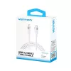 Vention USB 3.2 5A 10Gbps 1m WH USB-C - C kaapeli