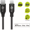 Lataus- ja synkronointikaapeli Goobay Lightning - USB-C 0,5 m