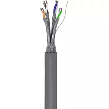 Wentronic Goobay CAT 6 verkkokaapeli, S/FTP (PiMF), harmaa, 305 m – CCA kupariseos, AWG 23/1 (solid), PVC (95696)