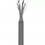 Wentronic Goobay CAT 6 verkkokaapeli, S/FTP (PiMF), harmaa, 305 m – CCA kupariseos, AWG 23/1 (solid), PVC (95696)