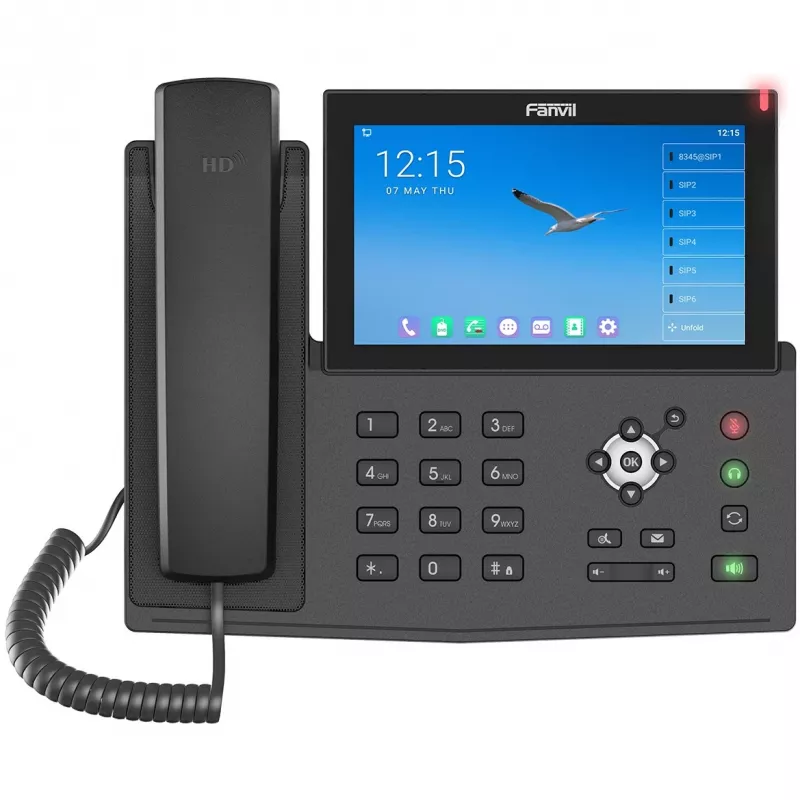 Fanvil X7A IP-puhelin musta 20 linjaa LCD Wi-Fi