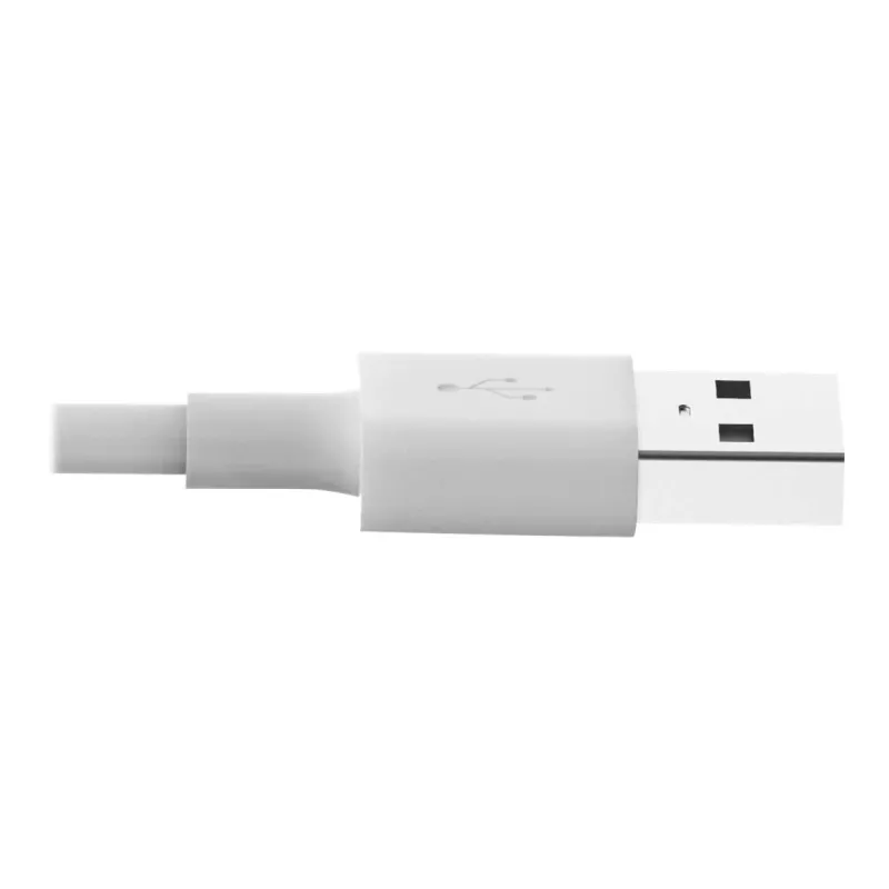 Eaton Tripp Lite Series USB-A - Lightning synkronointi-/latauskaapeli (M/M) - MFi-sertifioitu, valkoinen, 3 ft. (0,9 m) - data-/virtakaapeli - USB uros - Lightning