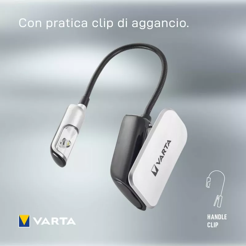 Varta Easy Line 16618 LED-lukulamppu, 9 lm, klipsillä