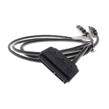 Akasa Flexstor eSATA -kaapeli 6,40 cm (2.5) - SATA-kiintolevylle ja SSD:lle (AK-CBSA03-80BK)