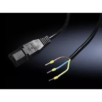Virtajohto Rittal SM IEC 60320 C13 avoimeen päähän, 1,5 m, malli 6450.060