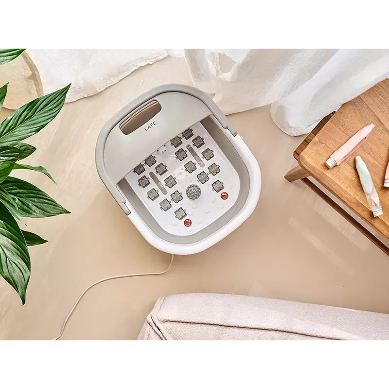 Lafe FlexiSpa taitettava jalkahierontalaite ja jalkakylpy