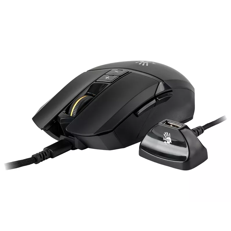 A4TECH BLOODY hiiri R36 ULTRA WRLS 2.4G+USB musta