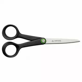 Fiskars 1074543 toimisto- ja askartelusakset yleiskäyttöön suora leikkaus musta, ruostumaton teräs