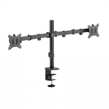 Näytön seinäteline SBOX LCD-352/2-2 13–32 tuuman näytöille, kaksoisvarsi, 2×8 kg kantavuus, VESA 100×100