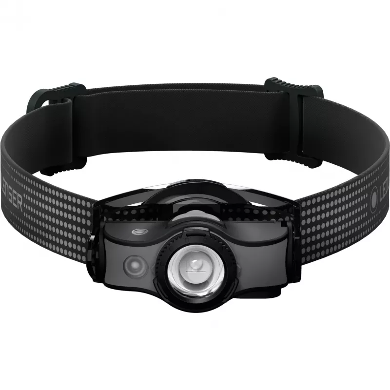 Otsalamppu Ledlenser MH 5 musta-harmaa