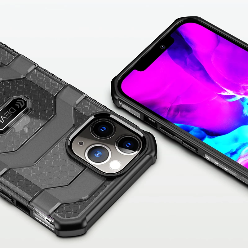 Iskunkestävä suojakotelo Devia Vanguard iPhone 12 mini, vihreä