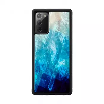 iKins-suojakotelo Samsung Galaxy Note 20 — Blue Lake ja musta, ohut cover