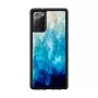 iKins-suojakotelo Samsung Galaxy Note 20 — Blue Lake ja musta, ohut cover