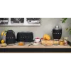 Leivänpaahdin Smeg 50's Style TSF01BLMEU 2 viipaletta musta ruostumaton teräs