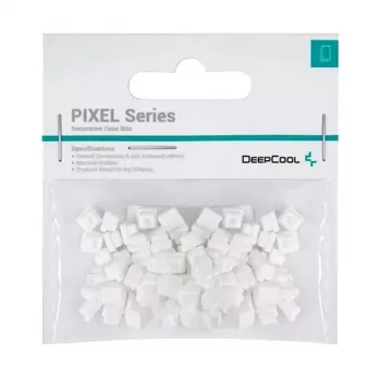 DeepCool PIXEL R-PIXEL-WH100-G-1 koristeelliset kotelon osat, kumia, 100 kpl, valkoiset