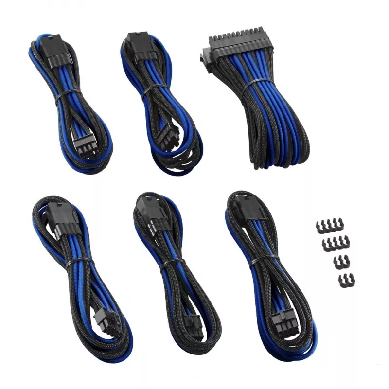 Sisäinen virtakaapeli CableMod CM-PCAB-BKIT-NKKB-3PK-R musta sininen 250 mm