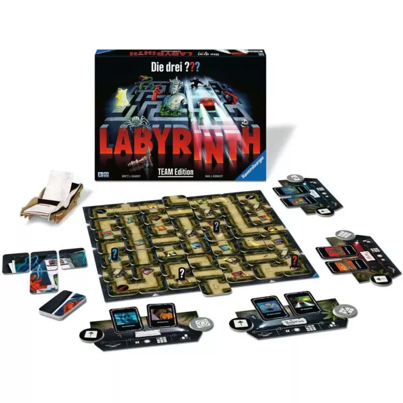 Die drei Labyrinth - Team Edition, lautapeli