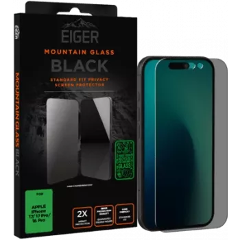 Eiger EGMSP00334 tietosuoja-näytönsuoja karkaistusta lasista Apple iPhone 16 Pro / 17 / 17 Pro