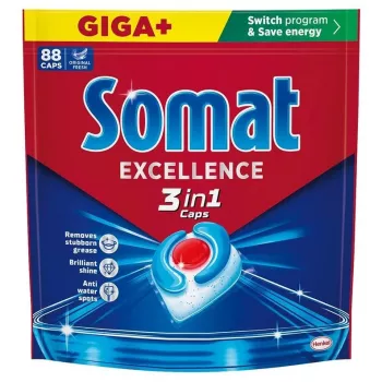 Somat 3-in-1 astianpesukapselit, 88 kpl