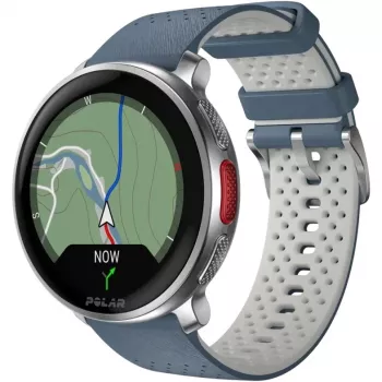 Polar Vantage V3 - alumiini - urheilukello rannekkeella - silikoni - näyttö 3,5 cm (1,39 inch) - 32 GB - Bluetooth - 57 g - taivaansininen (900108892)