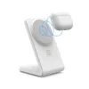 Langaton laturi Crong CRG-MSS-WHT 10W pikalataus Qi-yhteensopiville laitteille