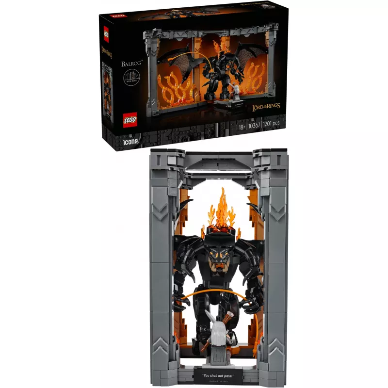 LEGO ICONS 10367 Taru sormusten herrasta: Balrog-kirjanurkkaus