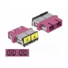 Kuitukytkin DeLOCK 86896 SC Duplex naaras SC Duplex naaras Multimode violetti