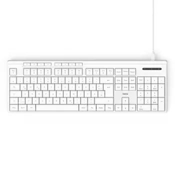 Johdollinen näppäimistö Hama CK-200 USB valkoinen