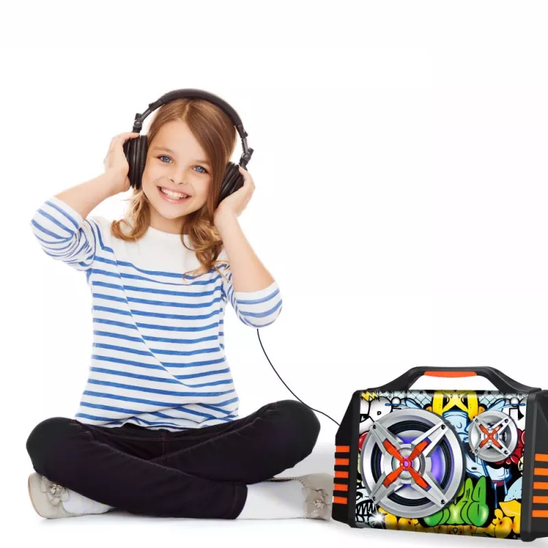 Kannettava kaiutin Manta SPK1005PRO Helios 2, musta