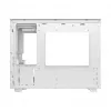 Tietokonekotelo DeepCool CH160 PLUS WH Small Form Factor valkoinen, microATX, karkaistu lasi, USB-C